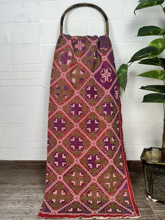 Hand Embroidery Vintage Throw Sofa Cover Bedspread Blanket Style 1533