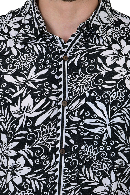 Silk Blend Men's Shirt | Limited Edition Custom Fit Long Sleeve Button Up Collar Shirt | Stylish Dress Shirt, Beach Overshirt, Gift for Him