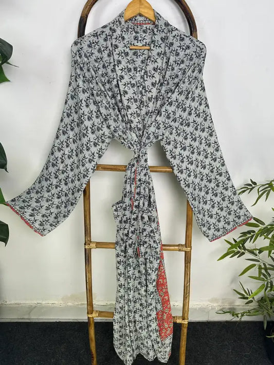 Silky Soft Mens Kimono Robe | Masculine Elegant Classic Sustainable Vintage House Robe gift, Timeless Comfy Lounge Beach Cover Up, Nightwear