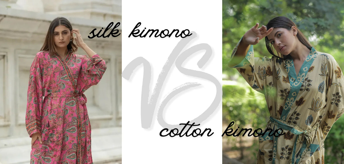 Cotton Kimono Robe vs Silk Kimono Robe — Which One Is Right for You?