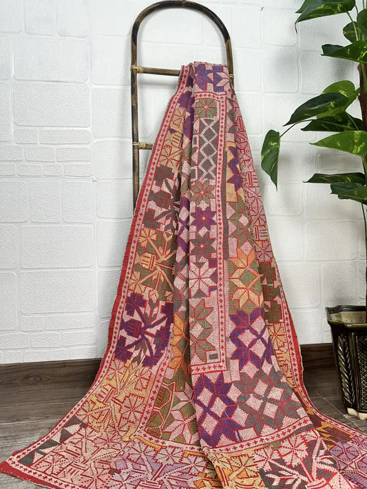 Hand Embroidery Vintage Throw Sofa Cover Bedspread Blanket Style 1535
