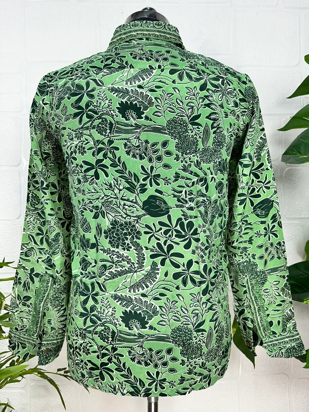 Men's Silk Blend Long-Sleeve Shirt