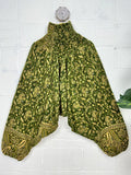 Unisex Yak Wool Blend Harem Pants in paisley