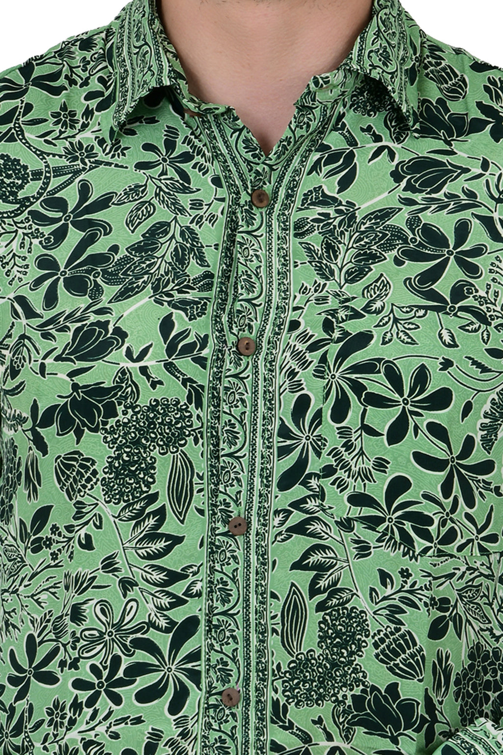 Men's Silk Blend Long-Sleeve Shirt