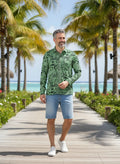 Men's Silk Blend Long-Sleeve Shirt
