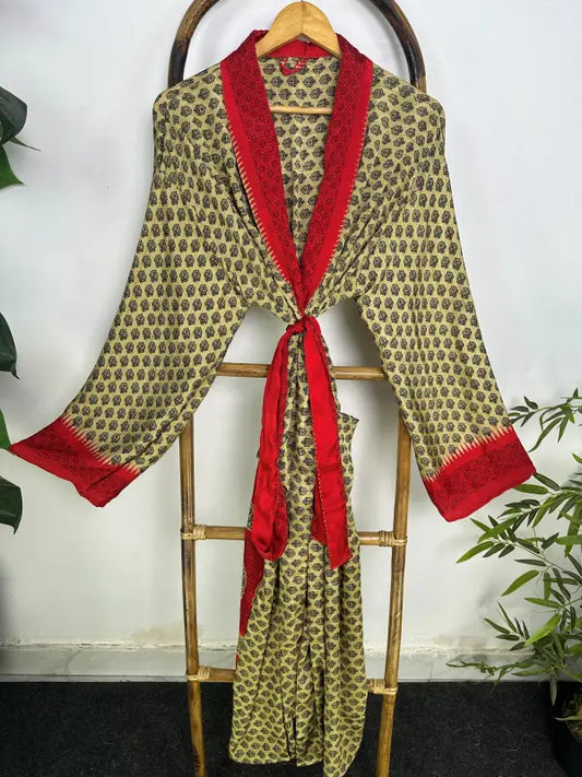 Silky Soft Mens Kimono Robe | Masculine Elegant Classic Sustainable Vintage House Robe gift, Timeless Comfy Lounge Beach Cover Up, Nightwear