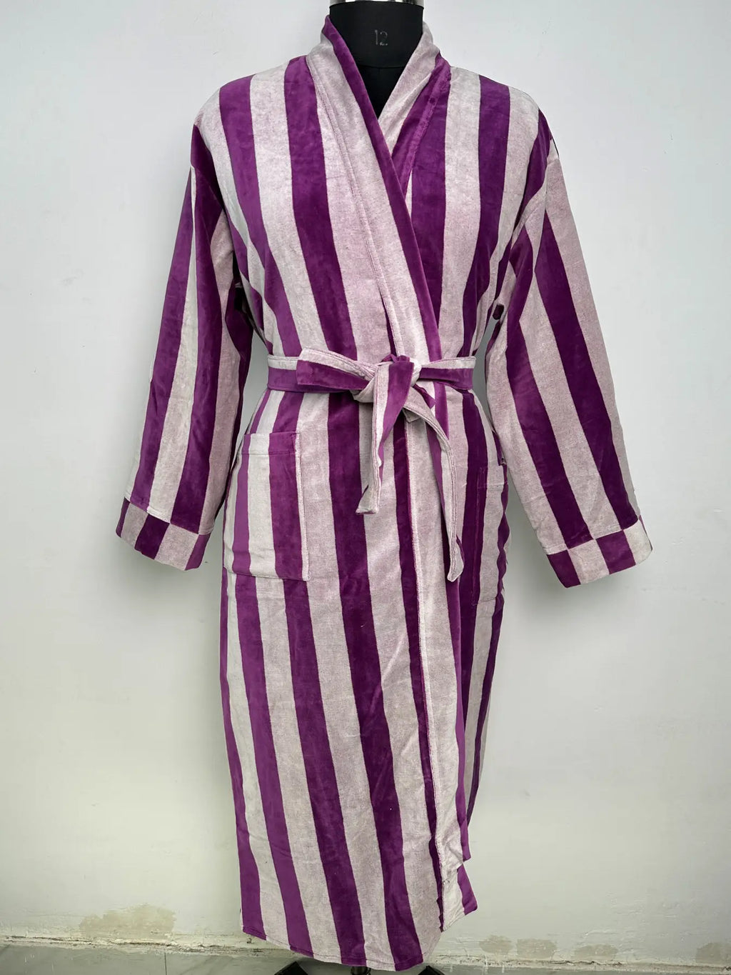 Cozy Velvet Womens Kimono | Boho Dressing Gown Reversible With Lining, Womens Clothing, Bridal Robe, Smoking Jacket For Her, Gift For Her