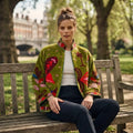 Women's Suzani embroidered Velvet Jacket