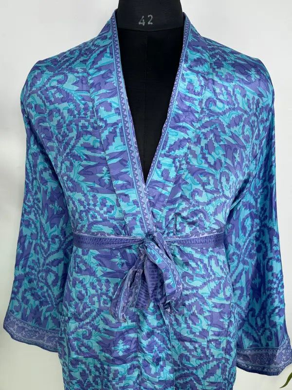 Silky Soft Mens Kimono Robe | Masculine Elegant Classic Sustainable Vintage House Robe gift, Timeless Comfy Lounge Beach Cover Up, Nightwear