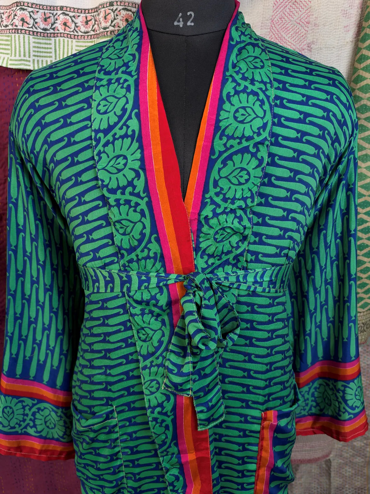 Silky Soft Mens Kimono Robe | Masculine Elegant Classic Sustainable Vintage House Robe gift, Timeless Comfy Lounge Beach Cover Up, Nightwear