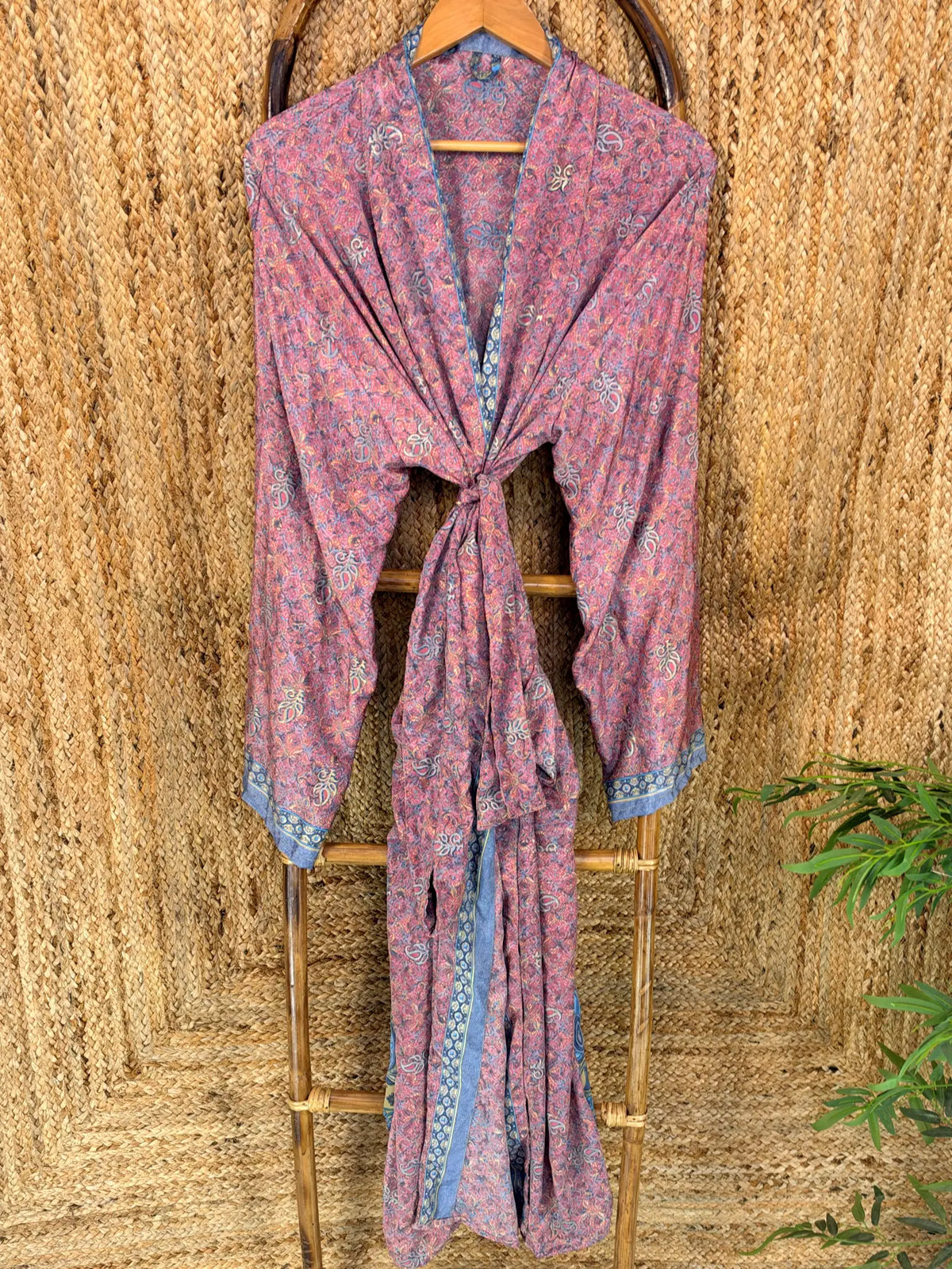 Silky Soft Mens Kimono Robe | Masculine Elegant Classic Sustainable Vintage House Robe gift, Timeless Comfy Lounge Beach Cover Up, Nightwear