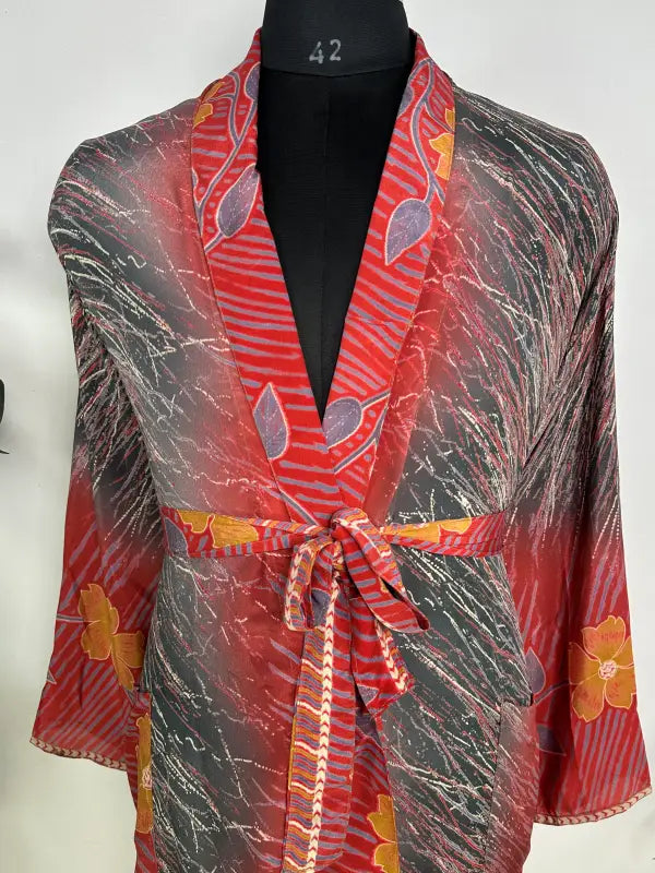 Silky Soft Mens Kimono Robe | Masculine Elegant Classic Sustainable Vintage House Robe gift, Timeless Comfy Lounge Beach Cover Up, Nightwear
