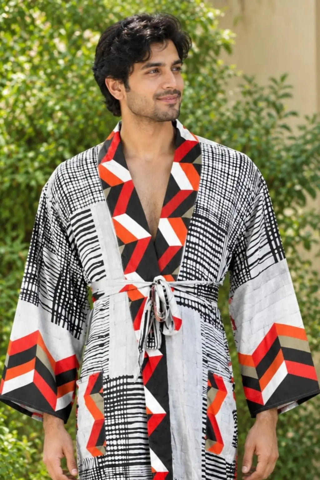 Silky Soft Mens Kimono Robe | Masculine Elegant Classic Sustainable Vintage House Robe gift, Timeless Comfy Lounge Beach Cover Up, Nightwear