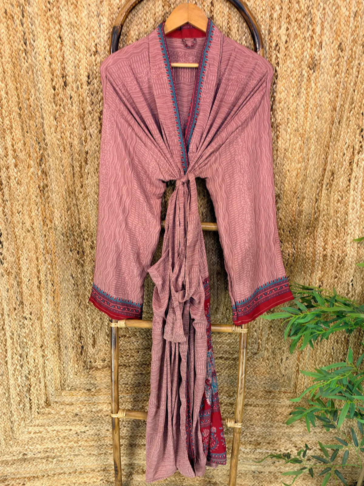 Silky Soft Mens Kimono Robe | Masculine Elegant Classic Sustainable Vintage House Robe gift, Timeless Comfy Lounge Beach Cover Up, Nightwear