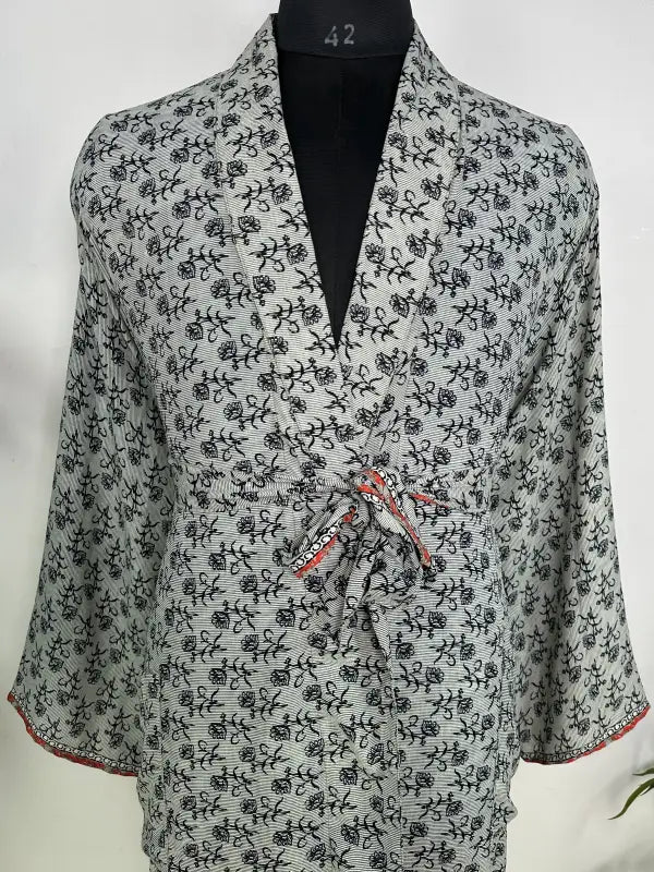 Silky Soft Mens Kimono Robe | Masculine Elegant Classic Sustainable Vintage House Robe gift, Timeless Comfy Lounge Beach Cover Up, Nightwear