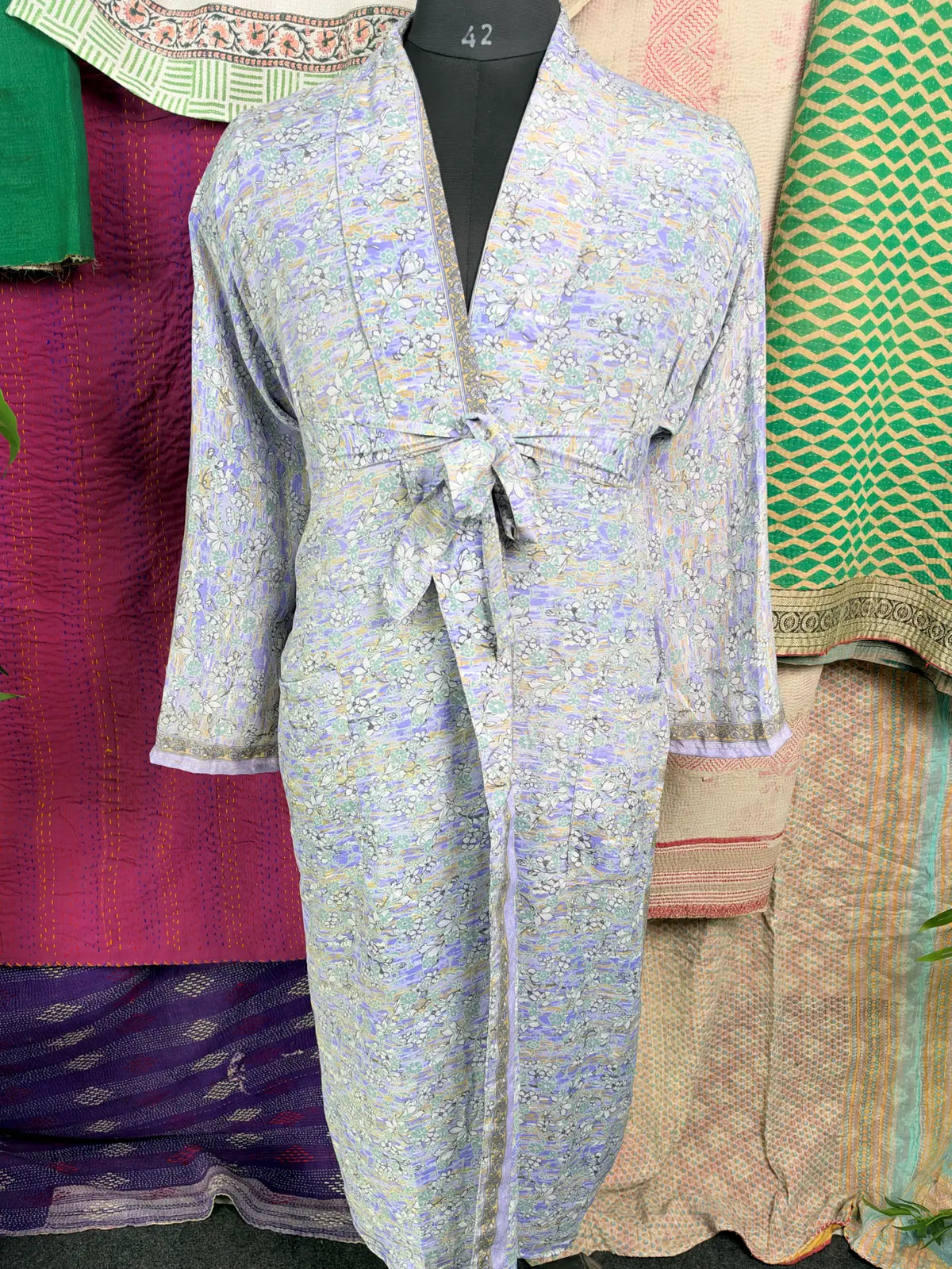 Silky Soft Mens Kimono Robe | Masculine Elegant Classic Sustainable Vintage House Robe gift, Timeless Comfy Lounge Beach Cover Up, Nightwear