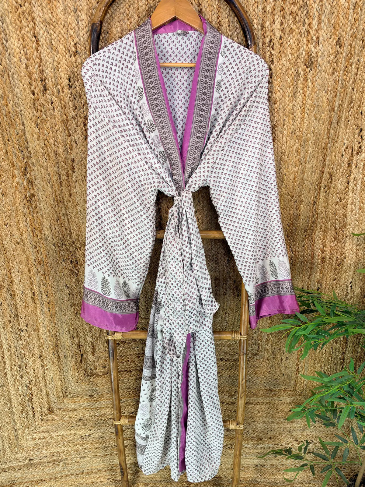 Silky Soft Mens Kimono Robe | Masculine Elegant Classic Sustainable Vintage House Robe gift, Timeless Comfy Lounge Beach Cover Up, Nightwear