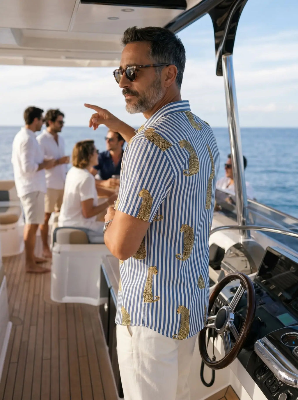 Unisex Cotton Hawaiian Shirt