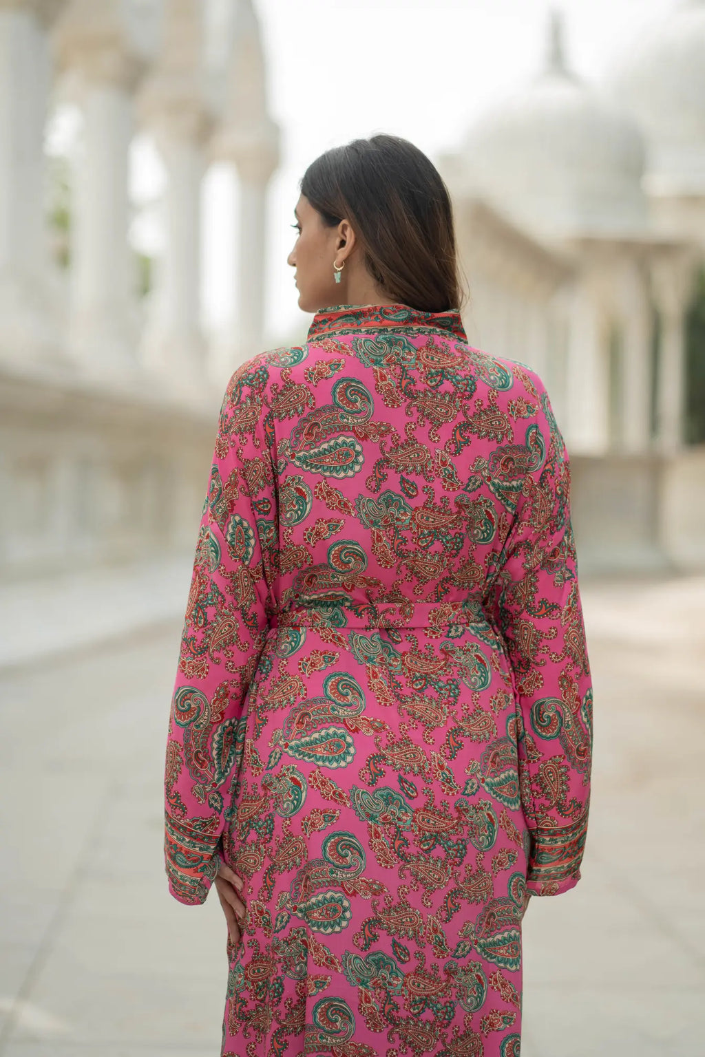 Women's Silky Long Kimono Robe