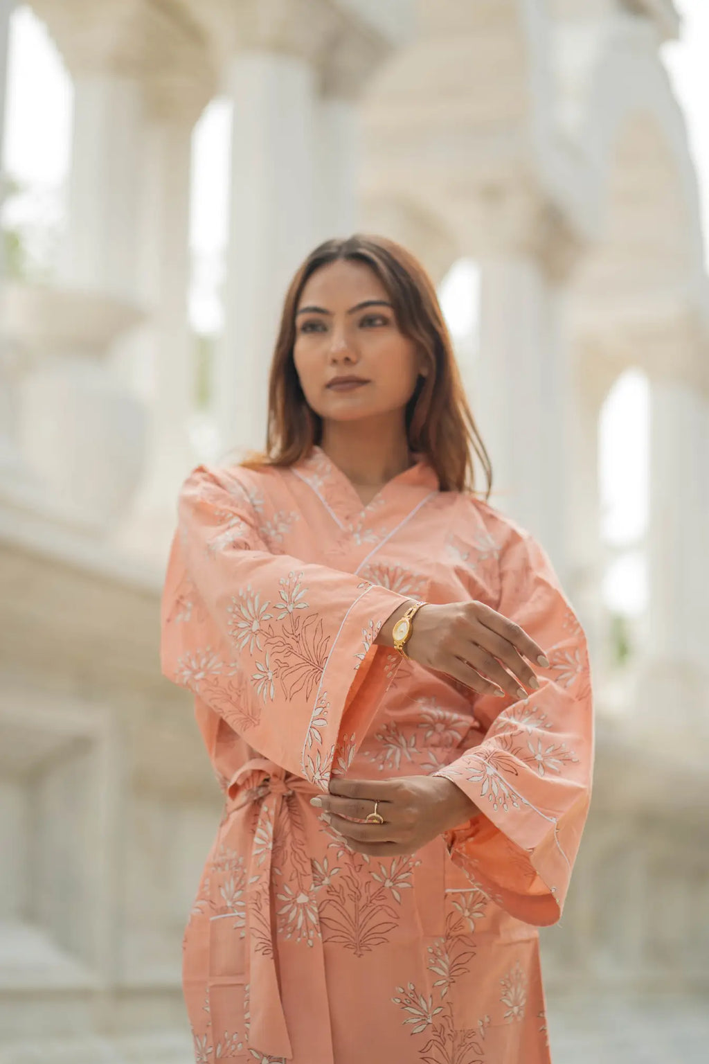 Women's Cotton Long Kimono Robe