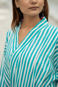 Women's reversible Cotton Long Kimono Robe