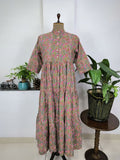 block-printed Cotton Summer Dress
