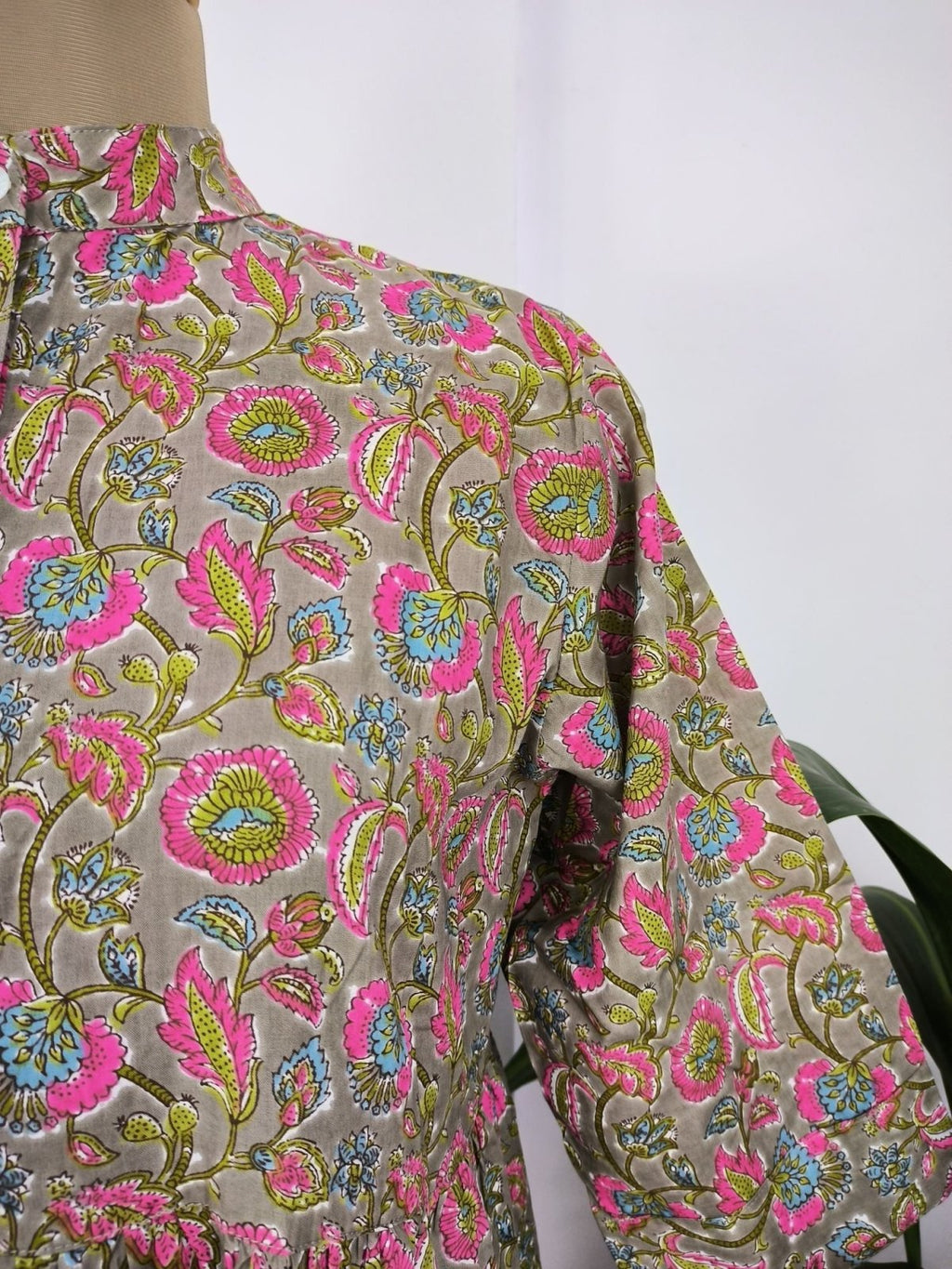 block-printed Cotton Summer Dress