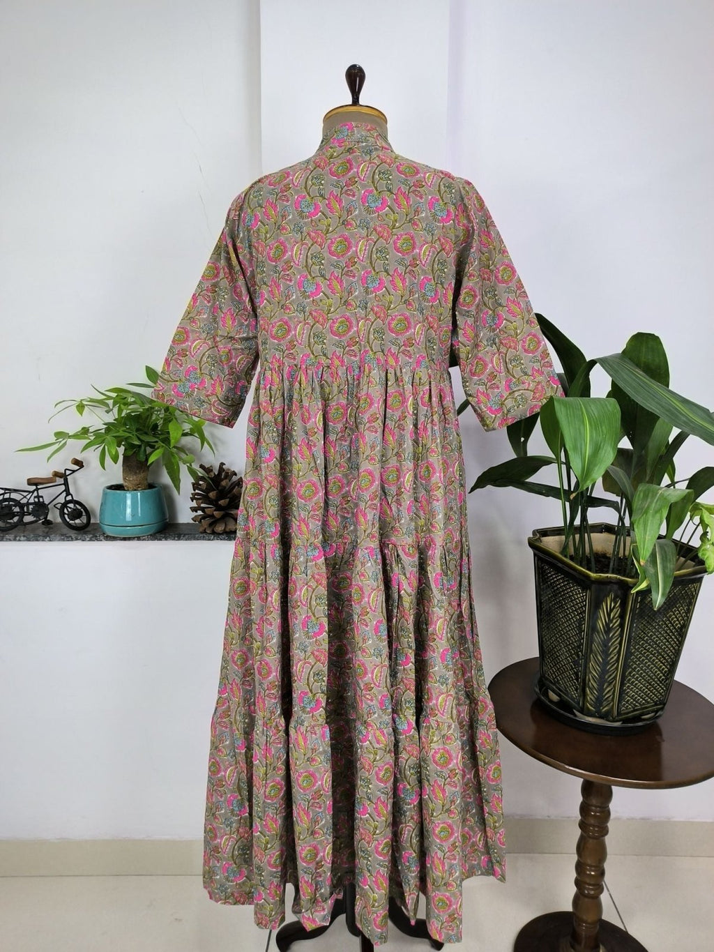 block-printed Cotton Summer Dress