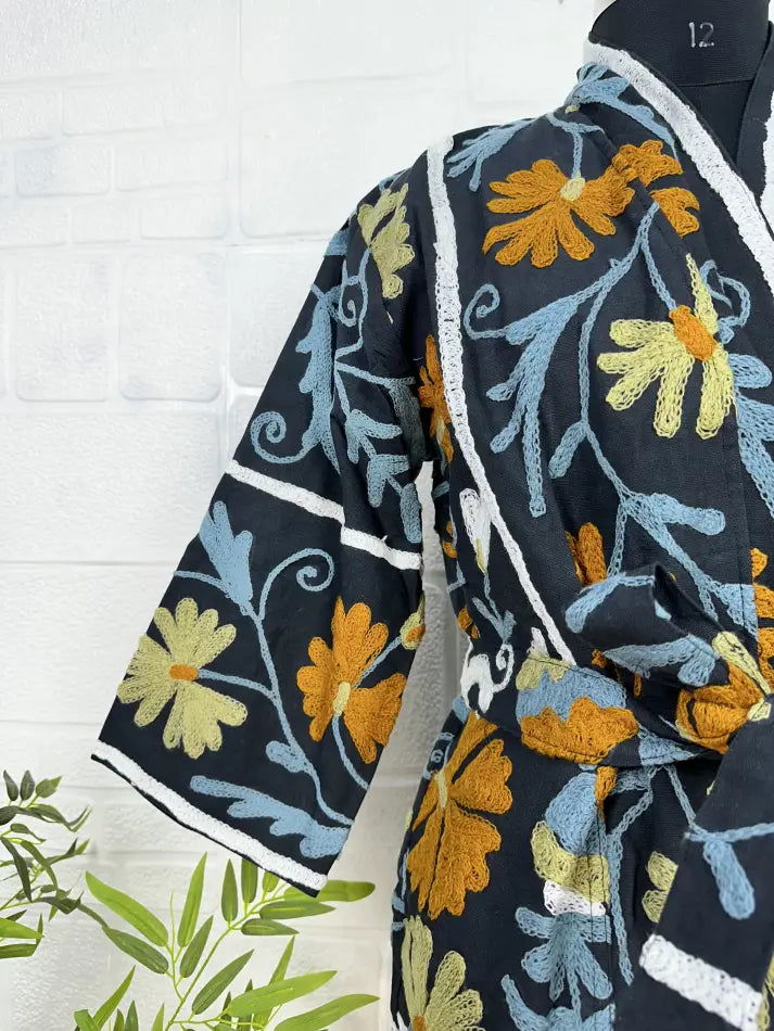 Women's Suzani embroidered Jacket in floral
