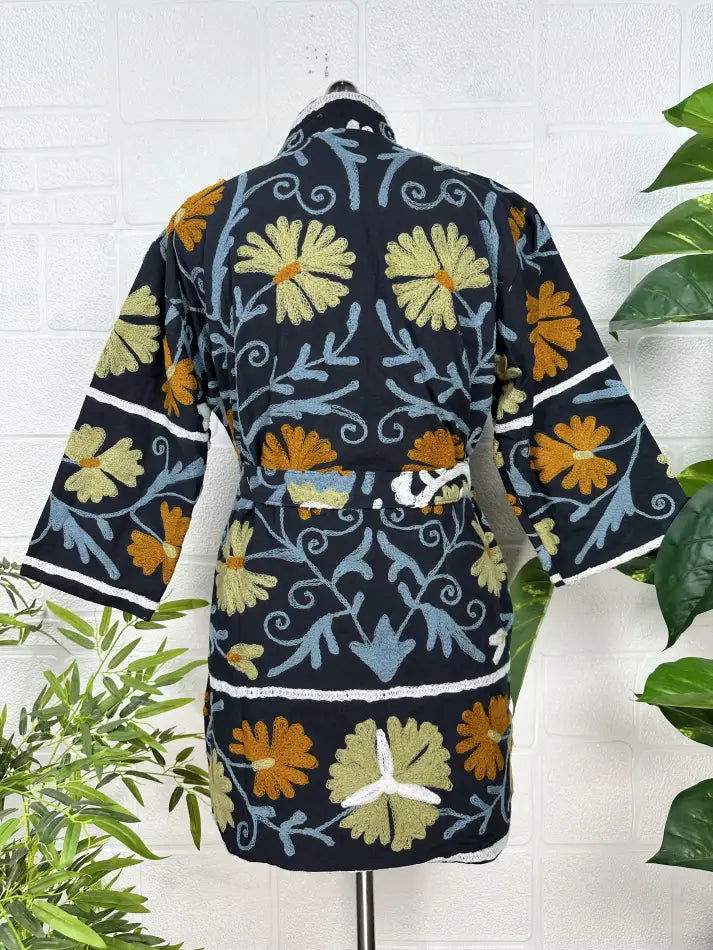 Women's Suzani embroidered Jacket in floral