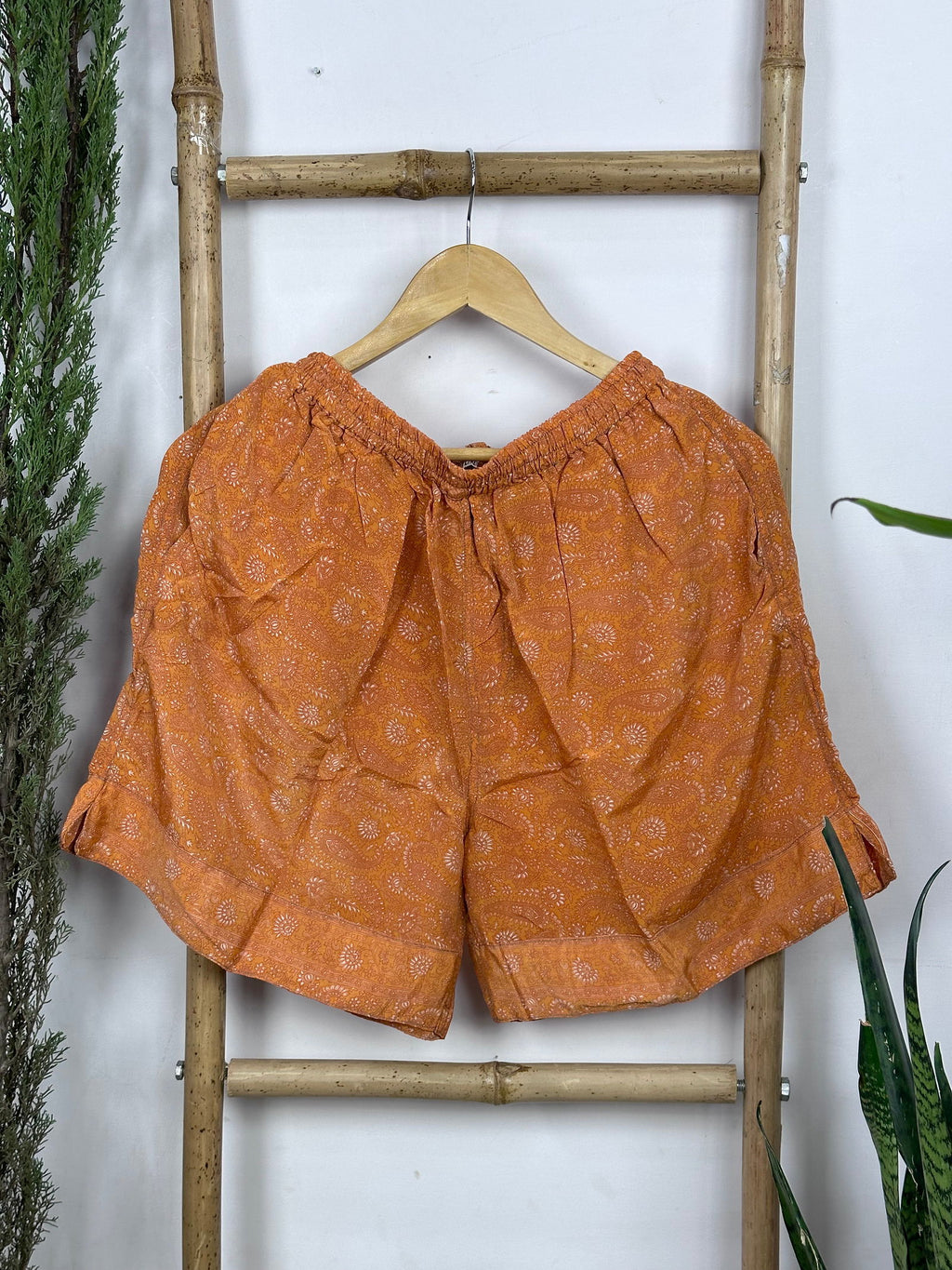 Men's Silk Blend Long Boxer Shorts