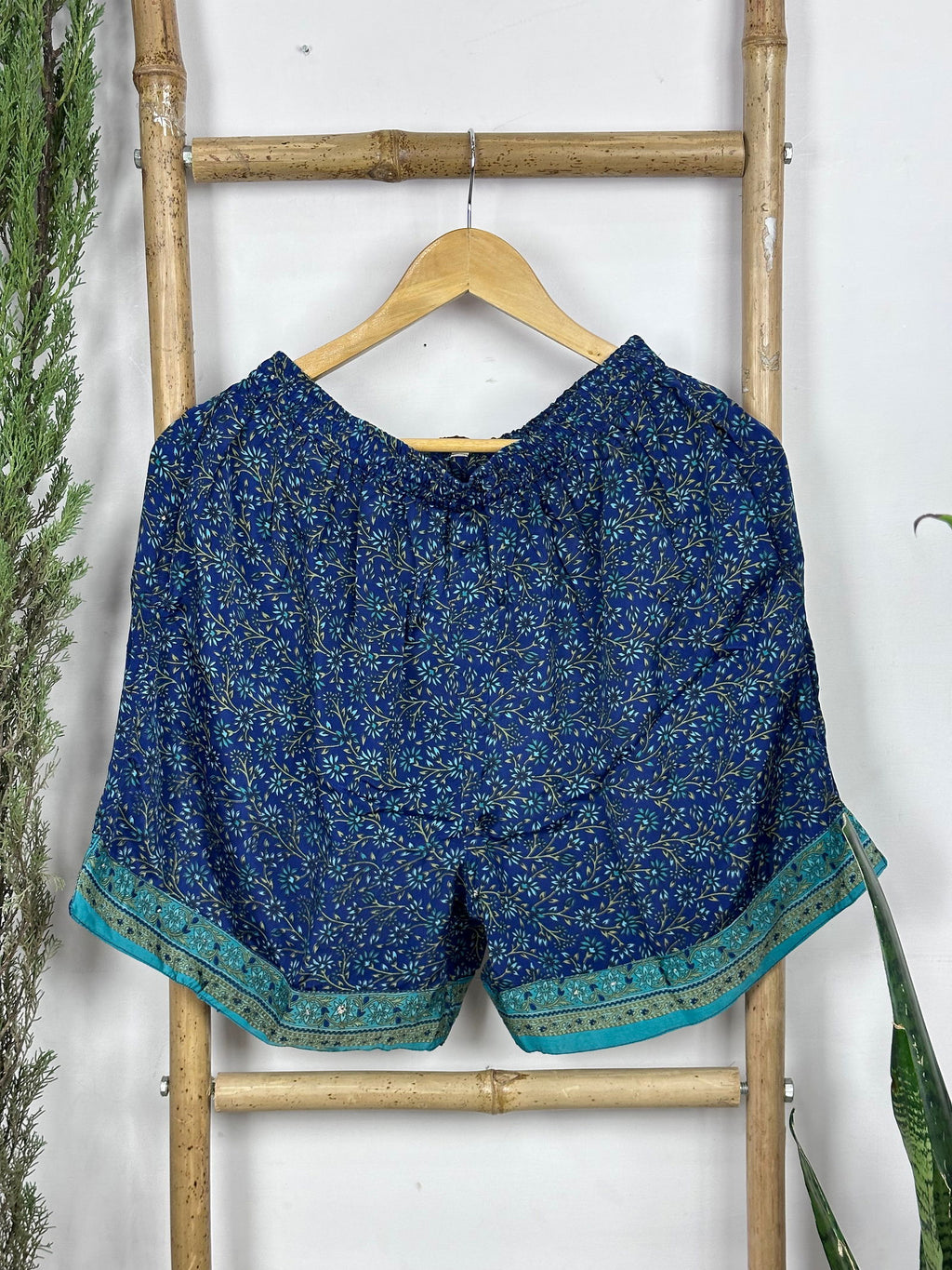 Men's Silk Blend Long Boxer Shorts
