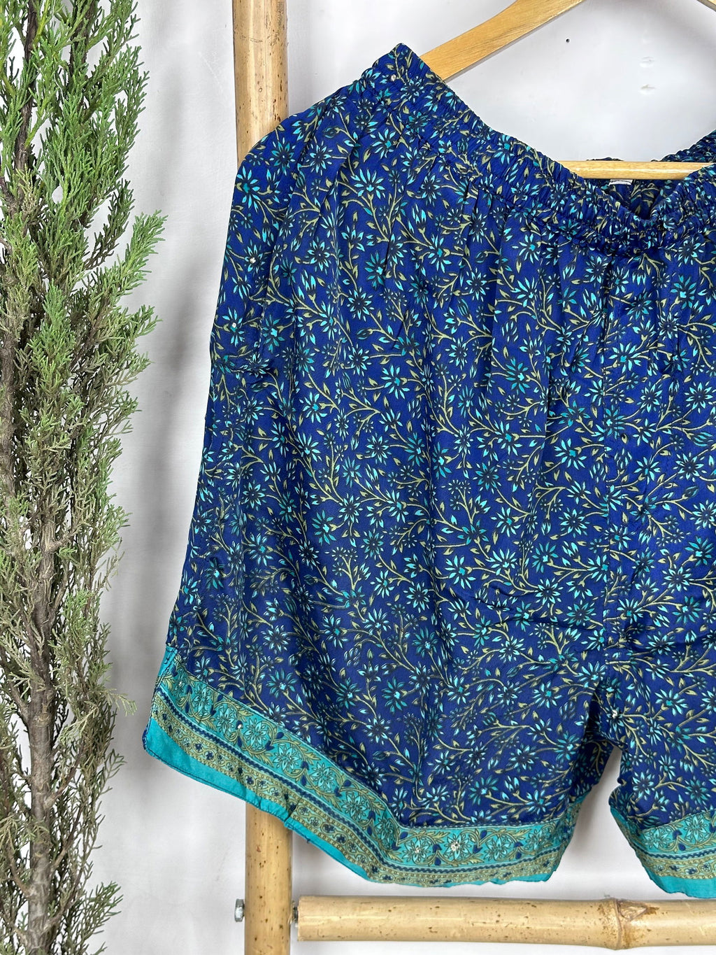 Men's Silk Blend Long Boxer Shorts