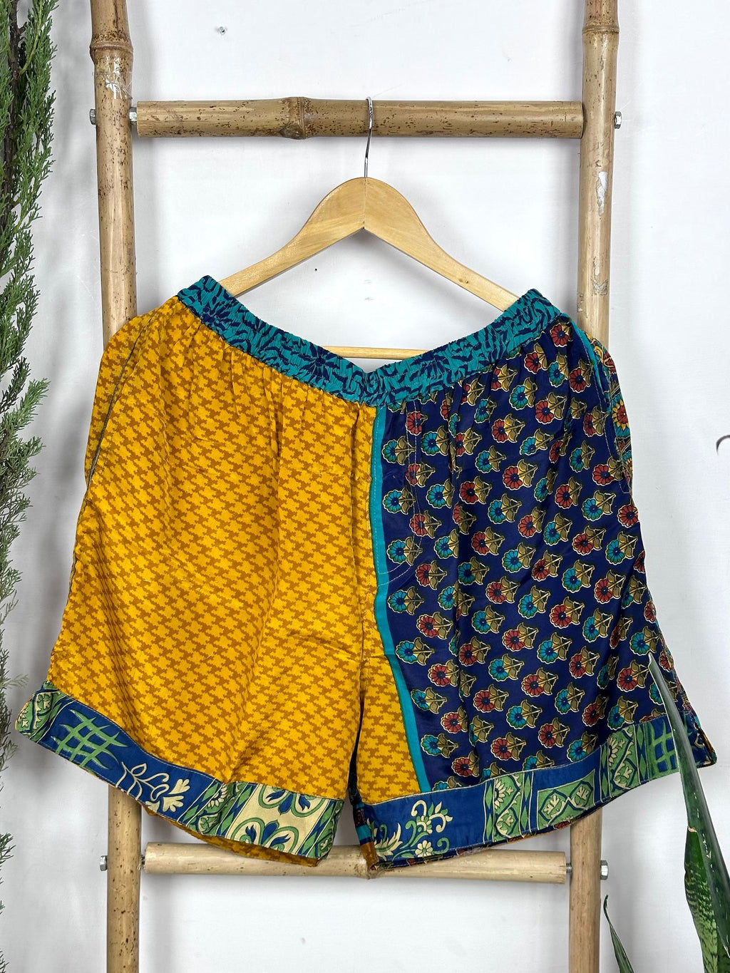 Men's Silk Blend Long Boxer Shorts