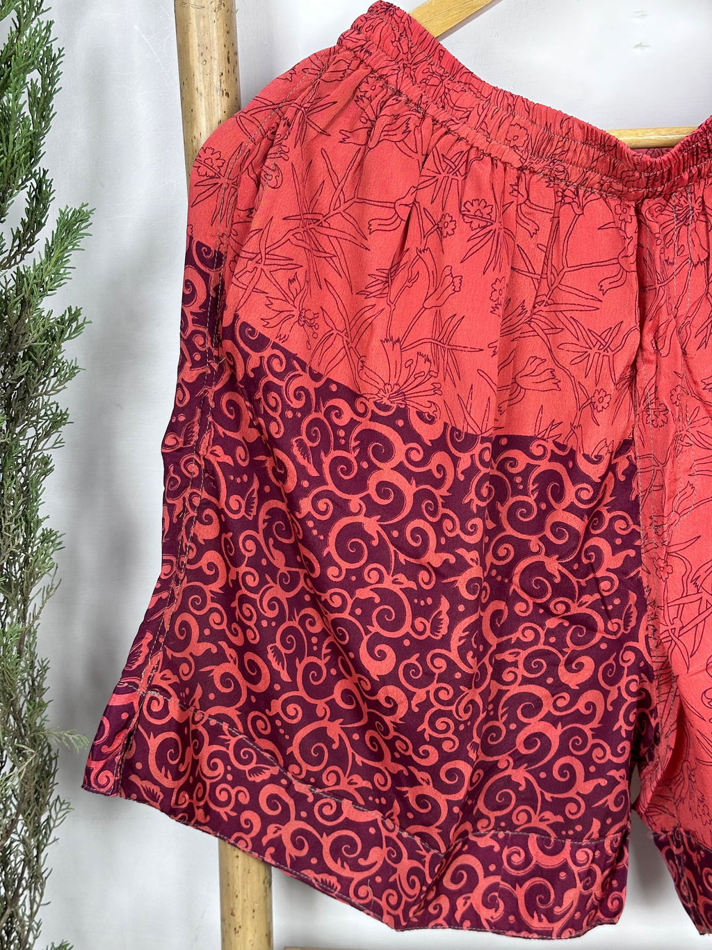 Men's Silk Blend Long Boxer Shorts