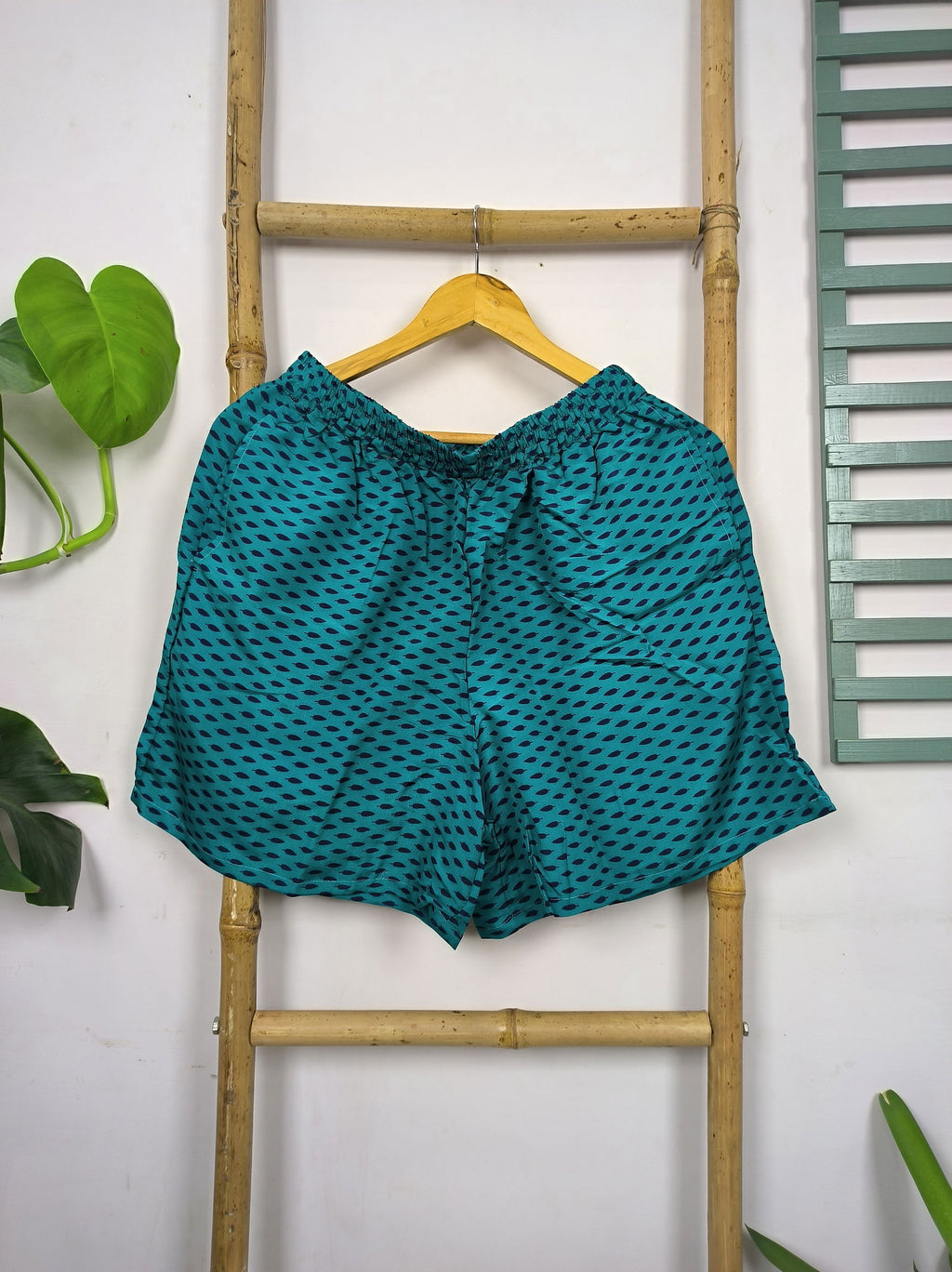 Men's Silk Blend Long Boxer Shorts