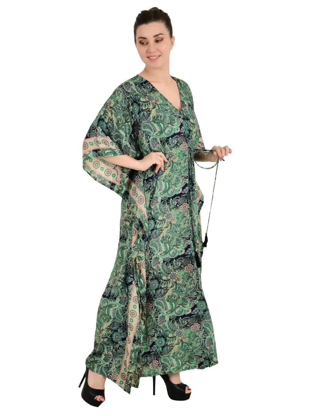 Women's Silk Blend Kaftan Dress