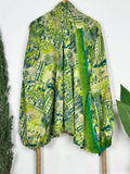 Unisex Recycled Silk Harem Pants