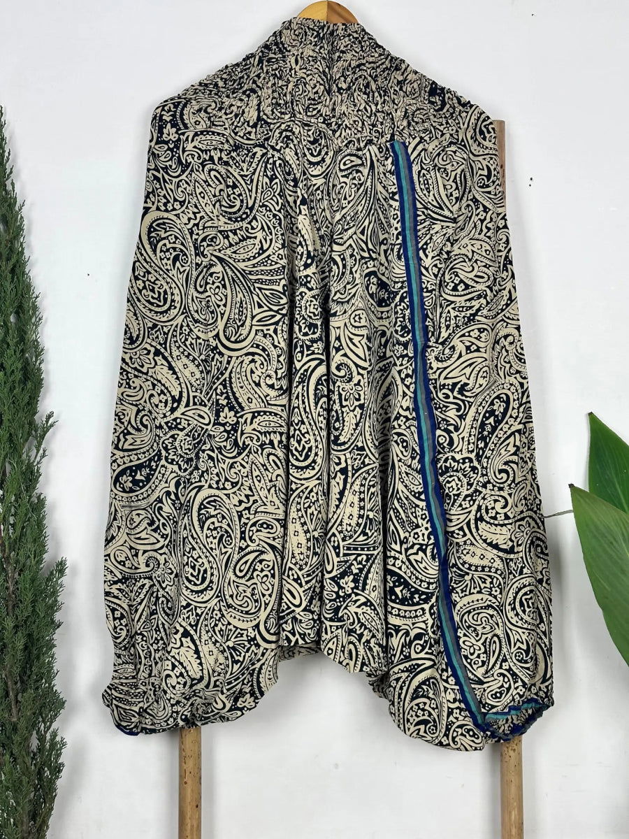 Unisex Recycled Silk Harem Pants