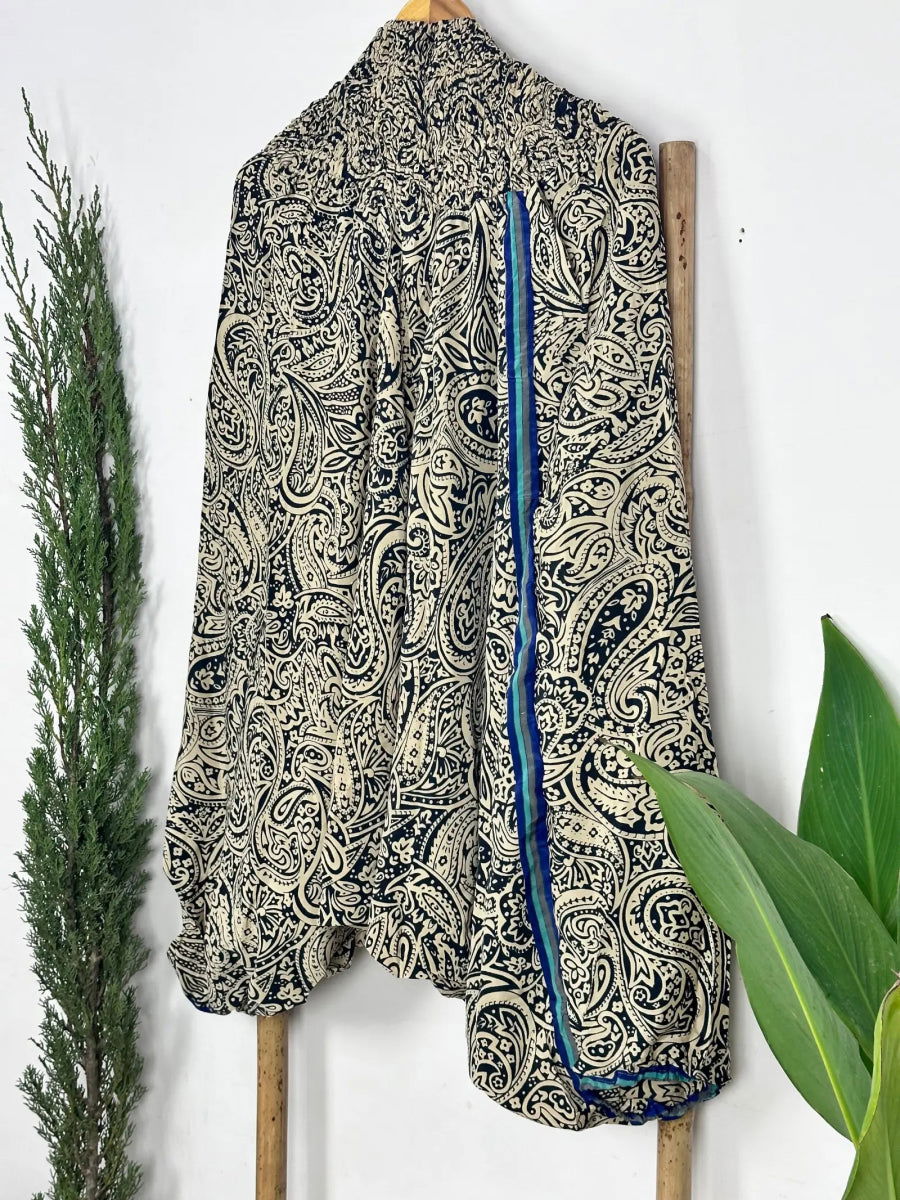 Unisex Recycled Silk Harem Pants