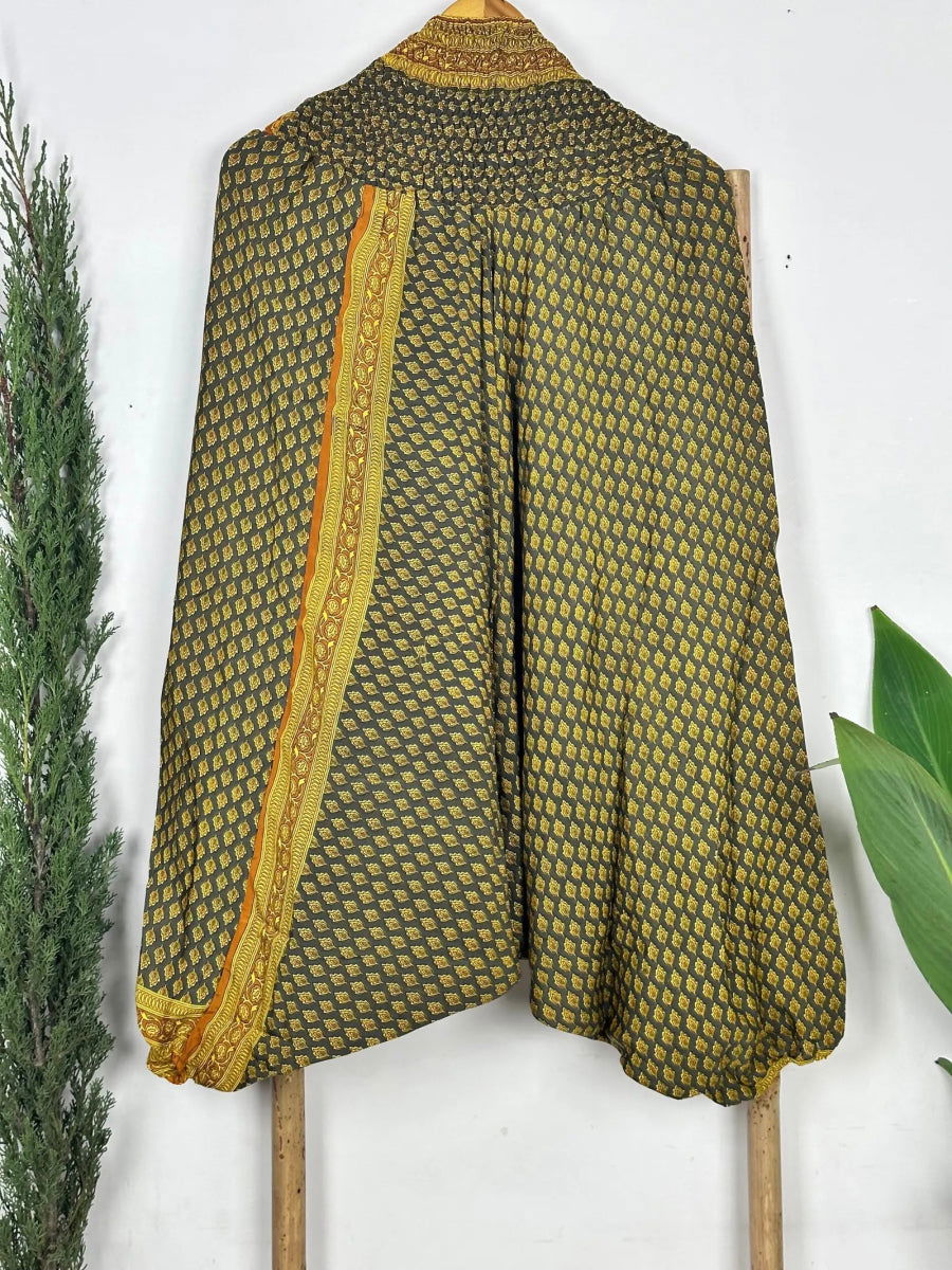 Unisex Recycled Silk Harem Pants