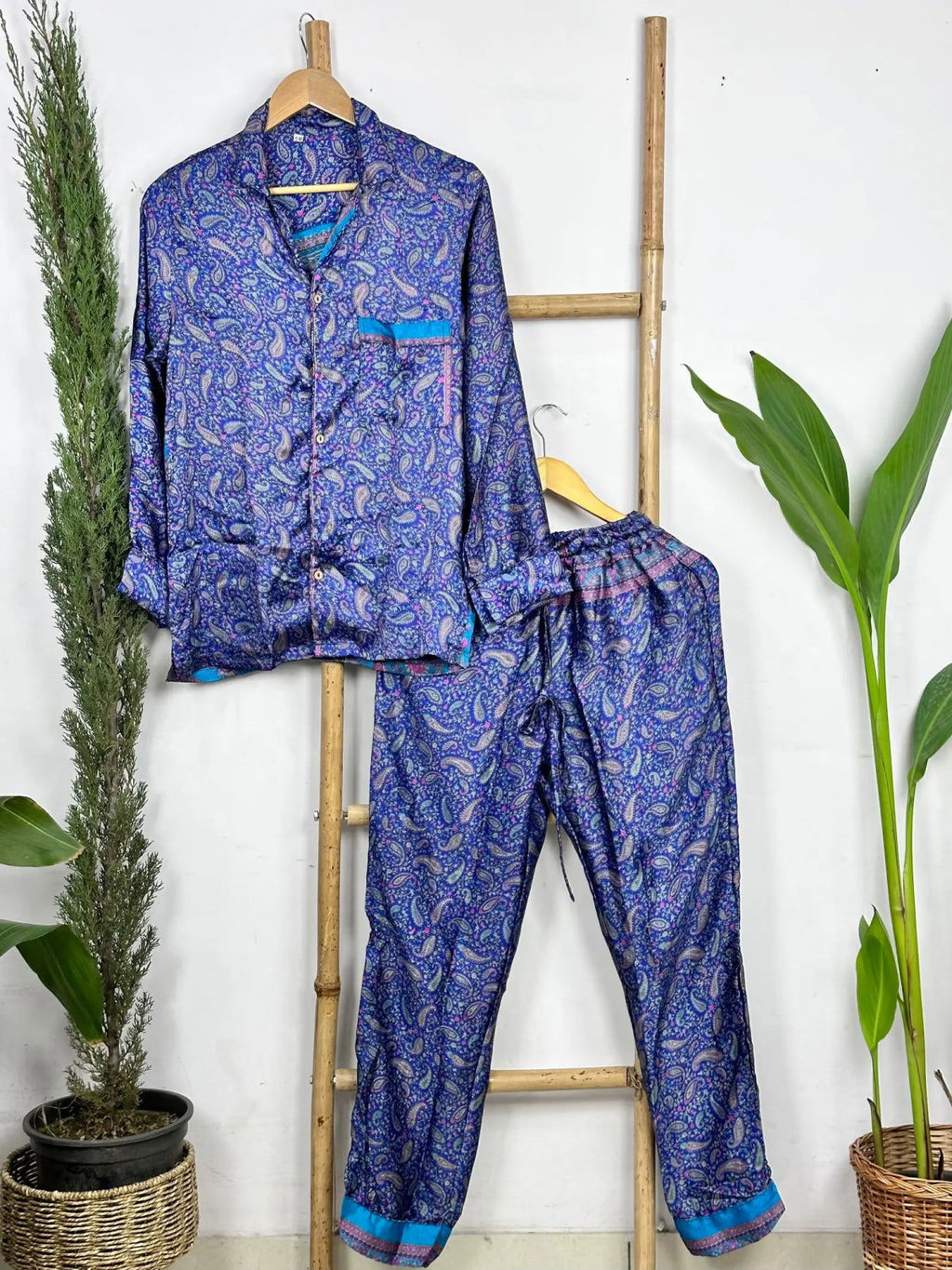 Women's Recycled Silk Pajama Set