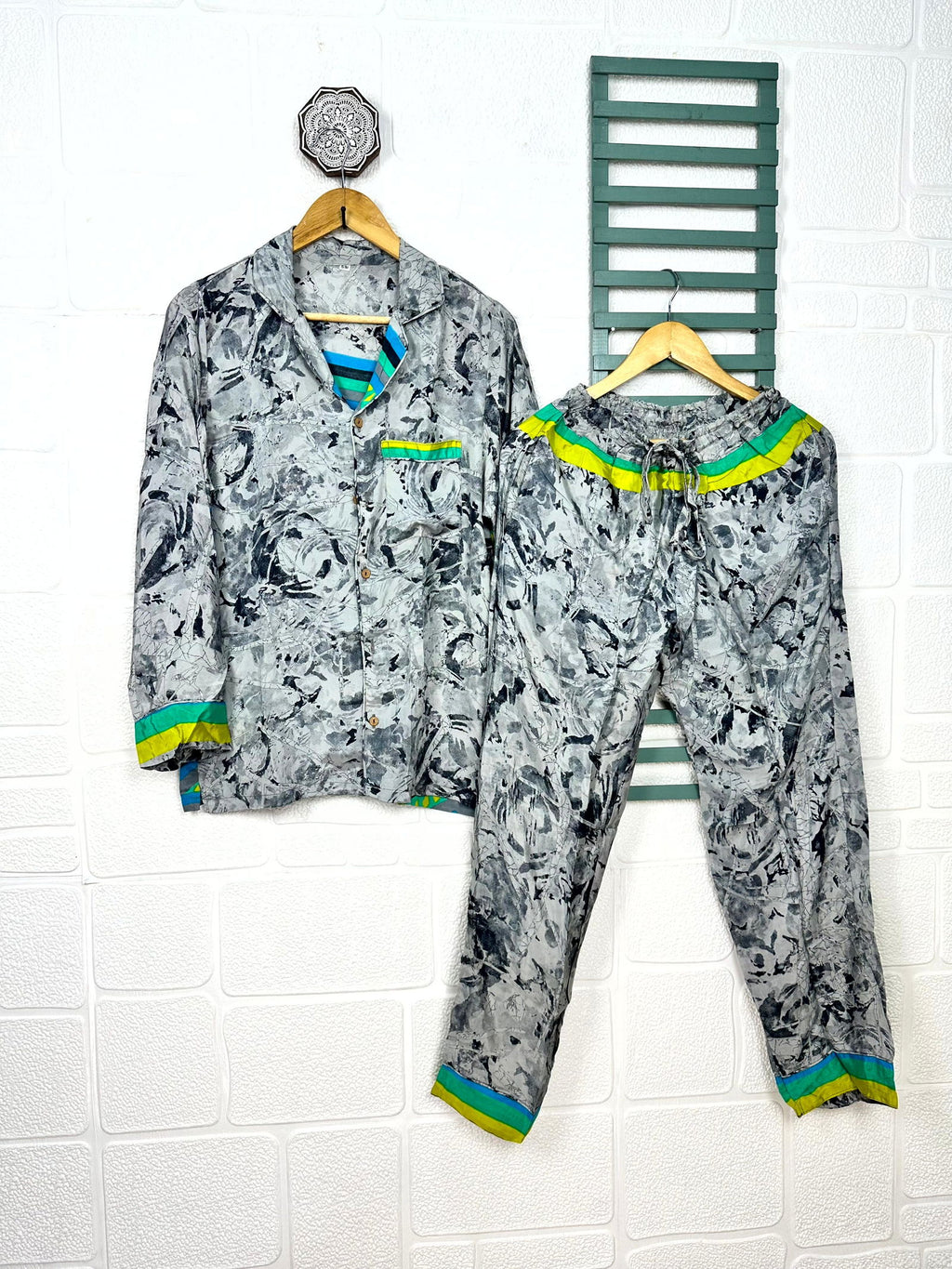 Women's Recycled Silk Pajama Set